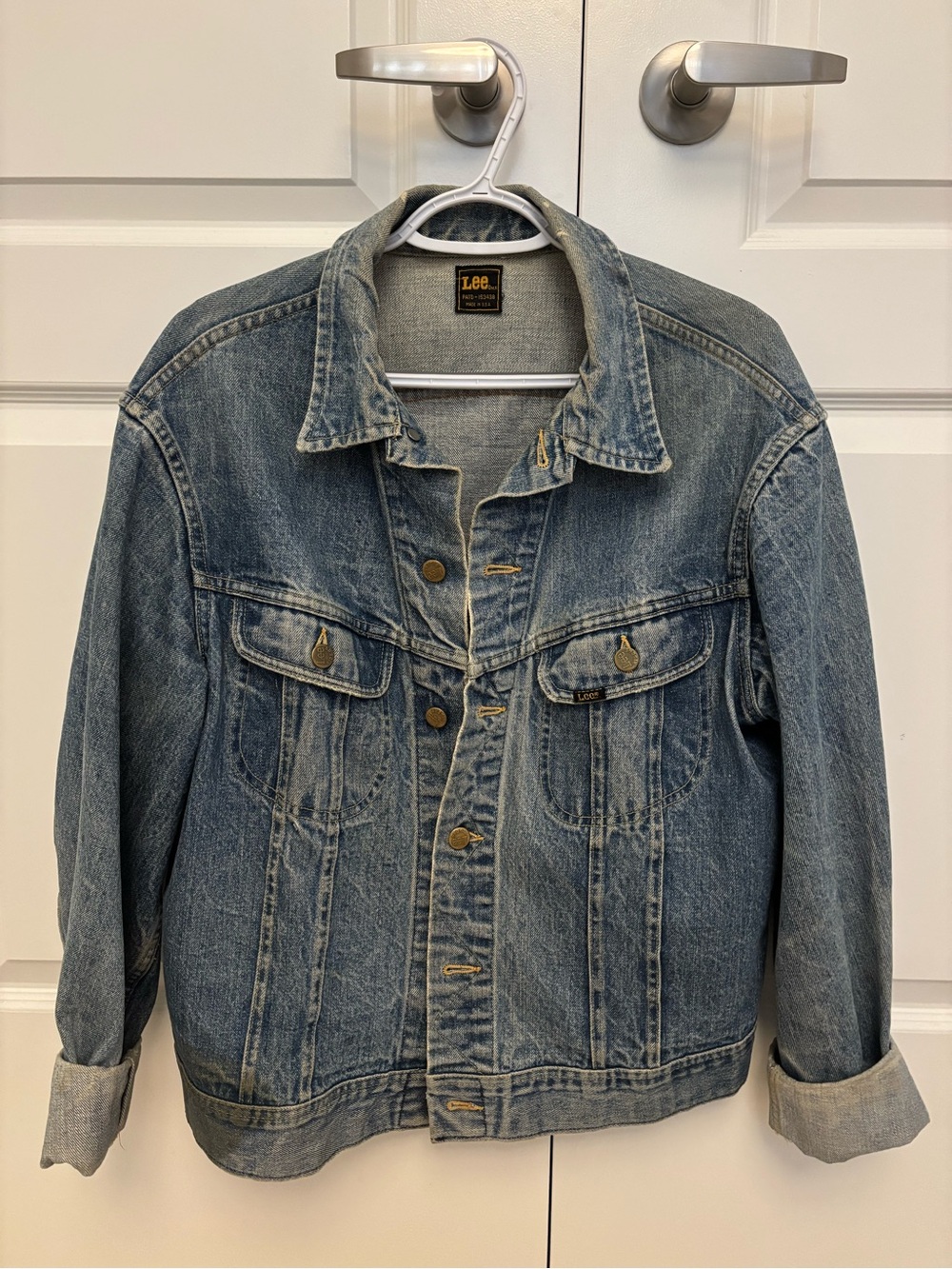 Lee Light Blue Washed Denim Trucker Jacket